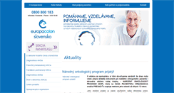 Desktop Screenshot of europacolon.sk